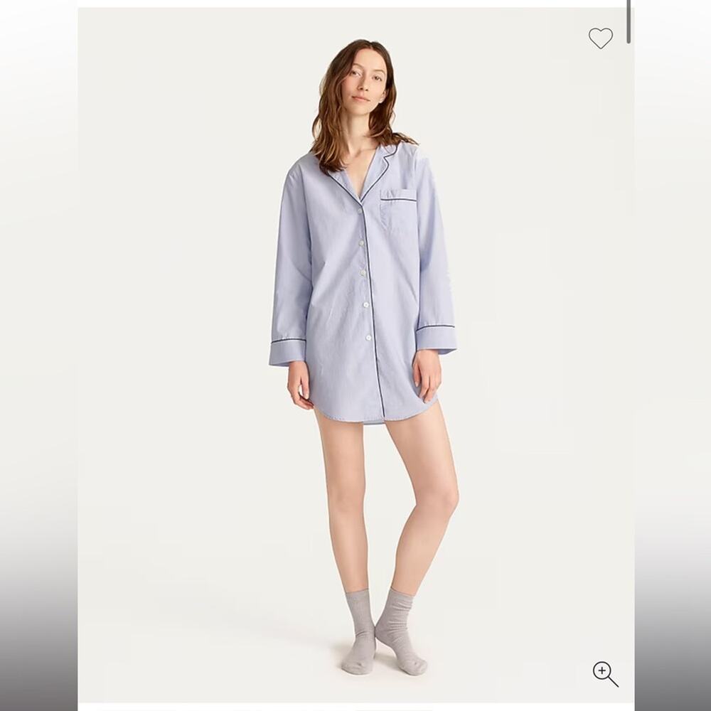 J.Crew End-on-end cotton nightshirt